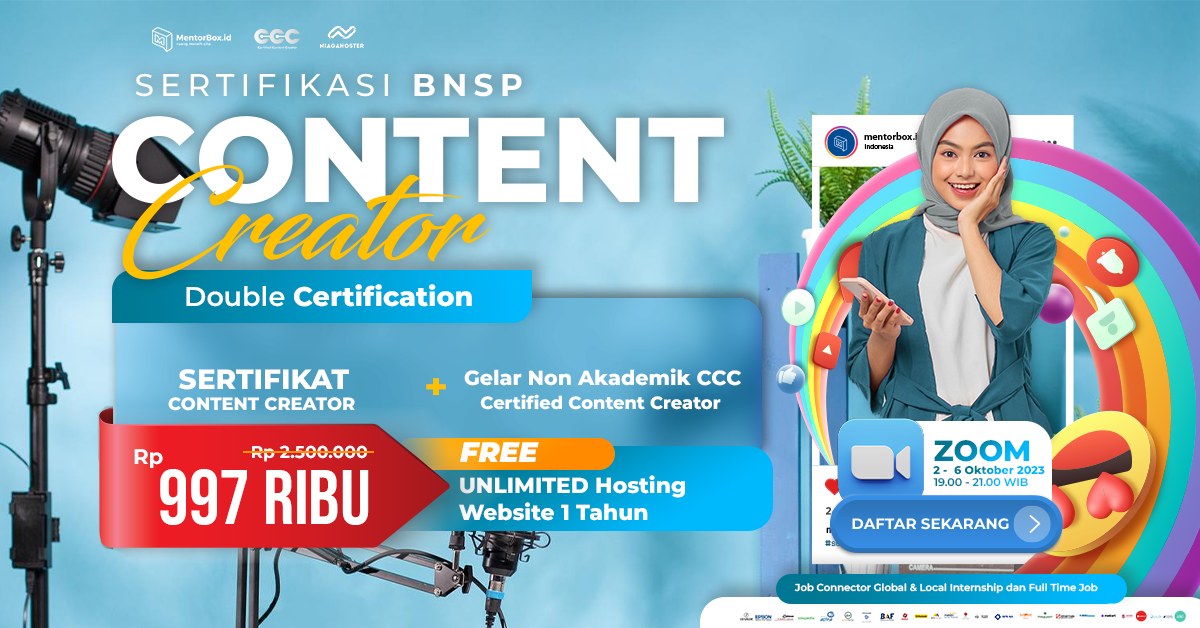 Content Creator Bnsp Mentorboxid